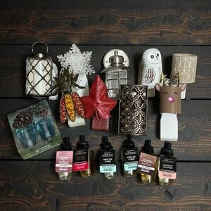 BATH & BODY WORKS Wallflowers Plug Ins and Fragrance Refill Bundle NEW/GUC